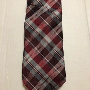 Pronto Uomo couture plaid tie NWT